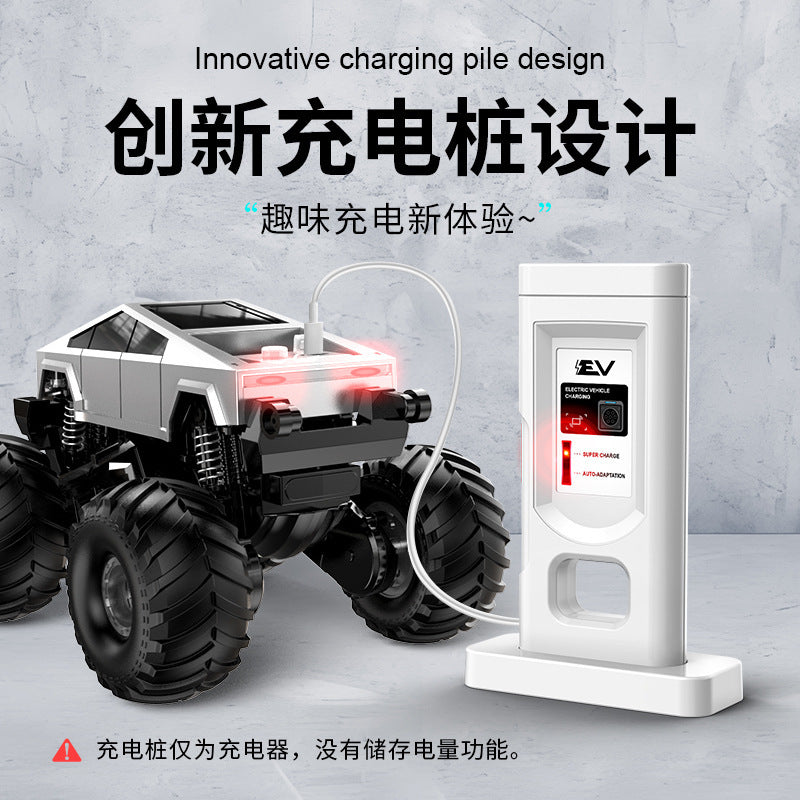 Tesla Amphibious 1:18 Scale Monster Truck with Remote Control