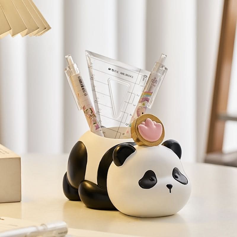 Resin Panda Desk Organizer