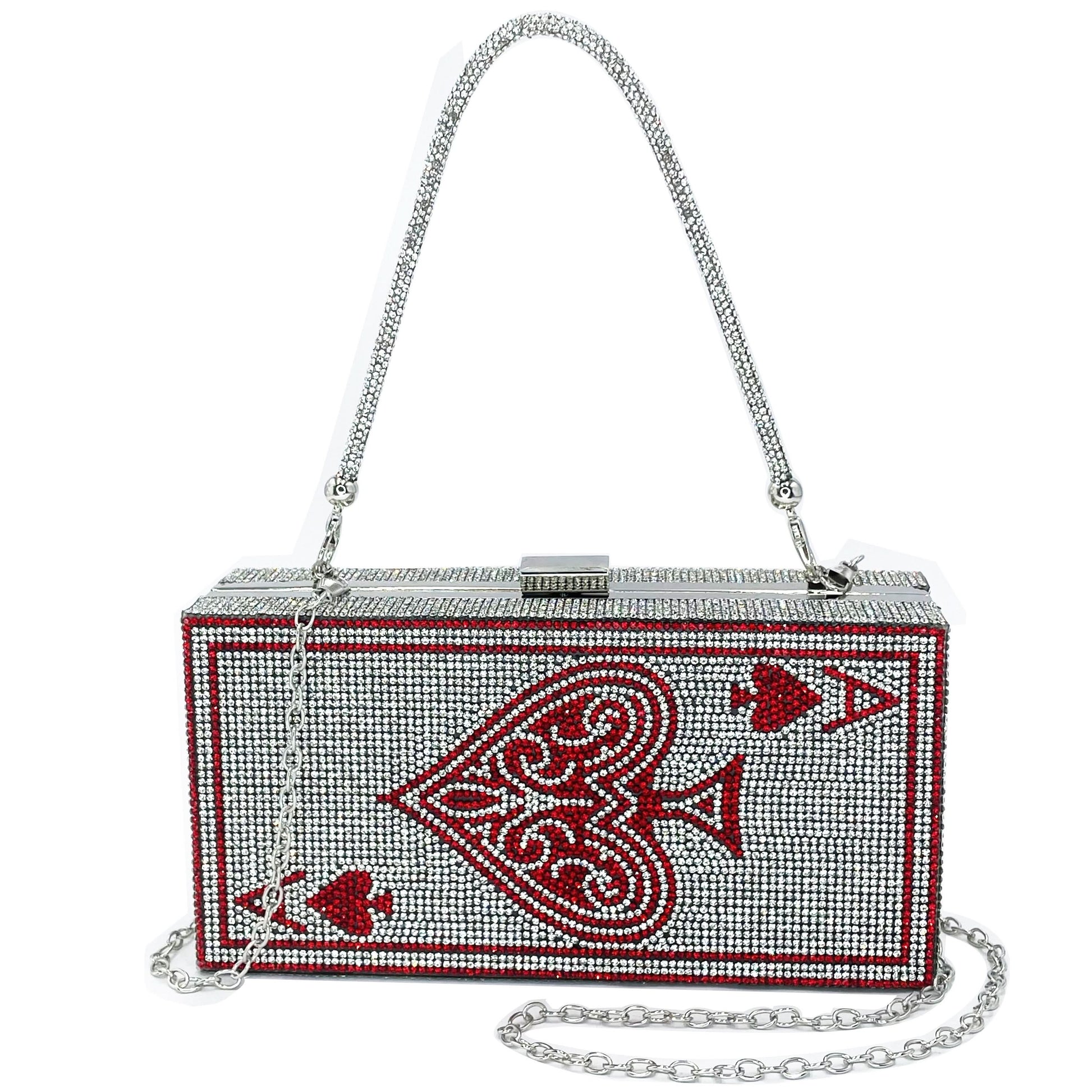 Mini Glitter Kiss Lock Party Clutch