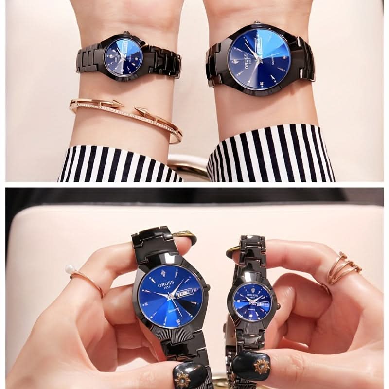 Ruggedly Stylish Gentleman’s Watch – Waterproof with Calendar Display
