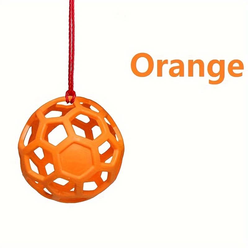 Plaid Silicone Horse Feeding Ball – Colorful Hay Dispenser