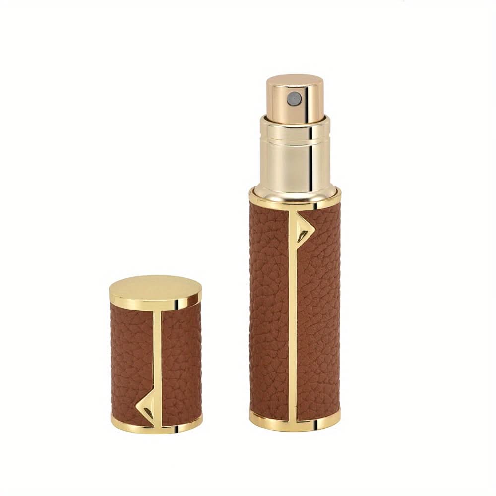 5ml Refillable Leather Perfume Atomizer - Leak-Proof Travel Spray Bottle