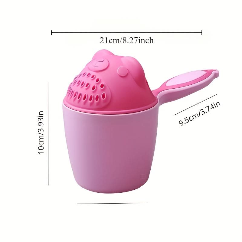 Baby Shampoo Rinse Cup – Protects Baby's Eyes, Safe Plastic Rinse Cup for Easy Bath Time