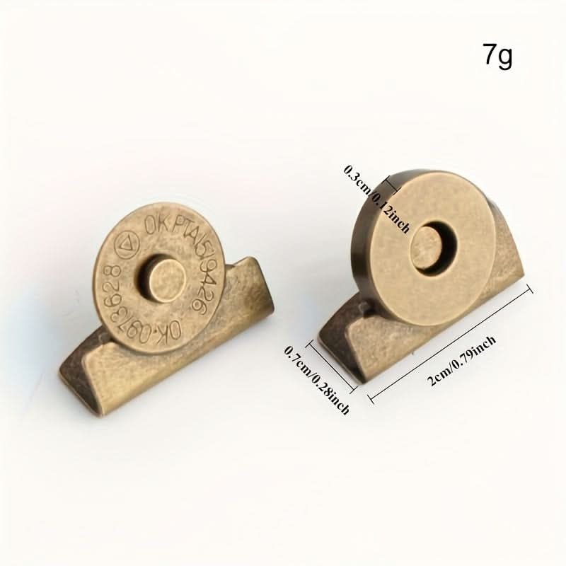 6pc Magnetic Bag Clasps,  DIY Purse Closures for Handbags