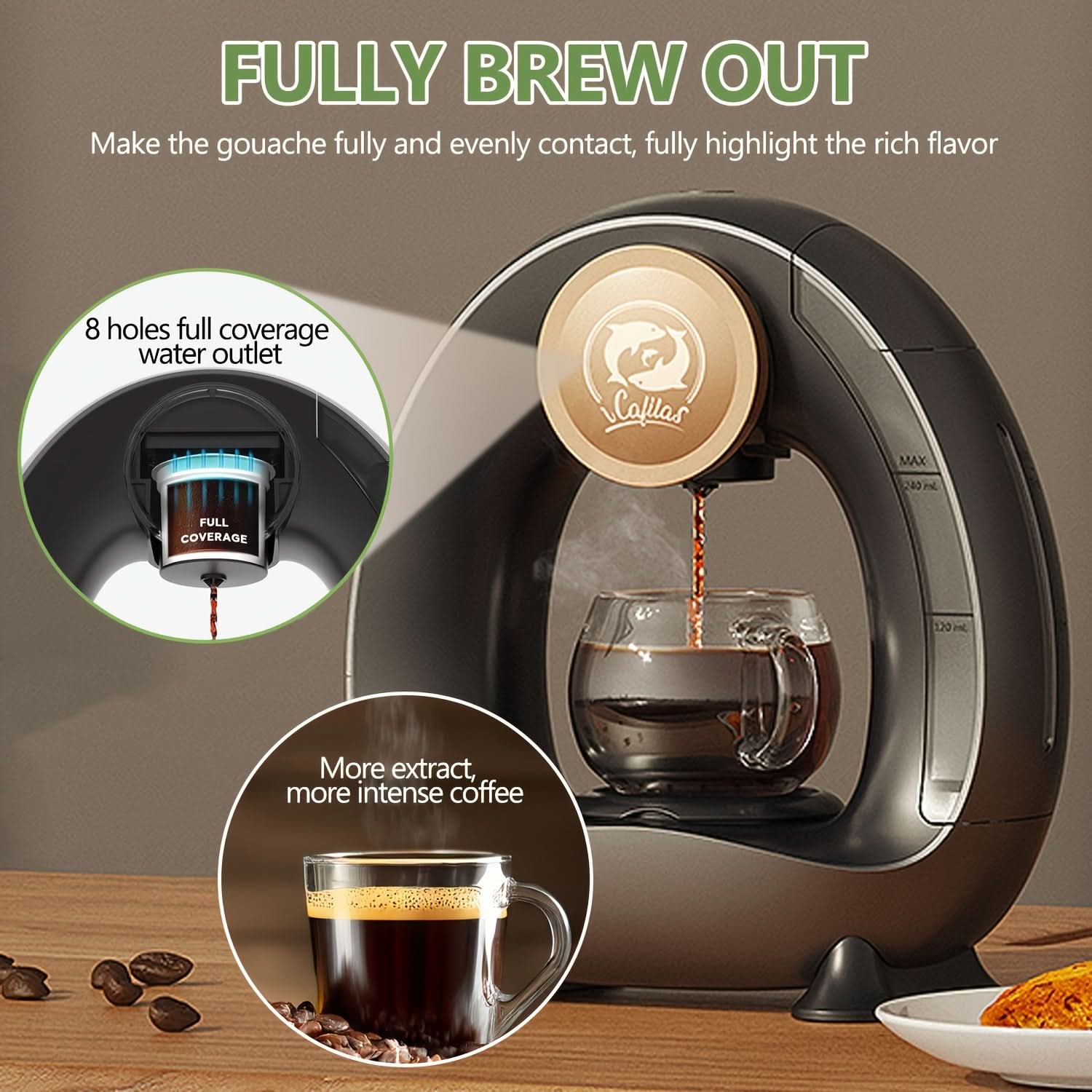 Compact Single Serve Travel Coffee Maker