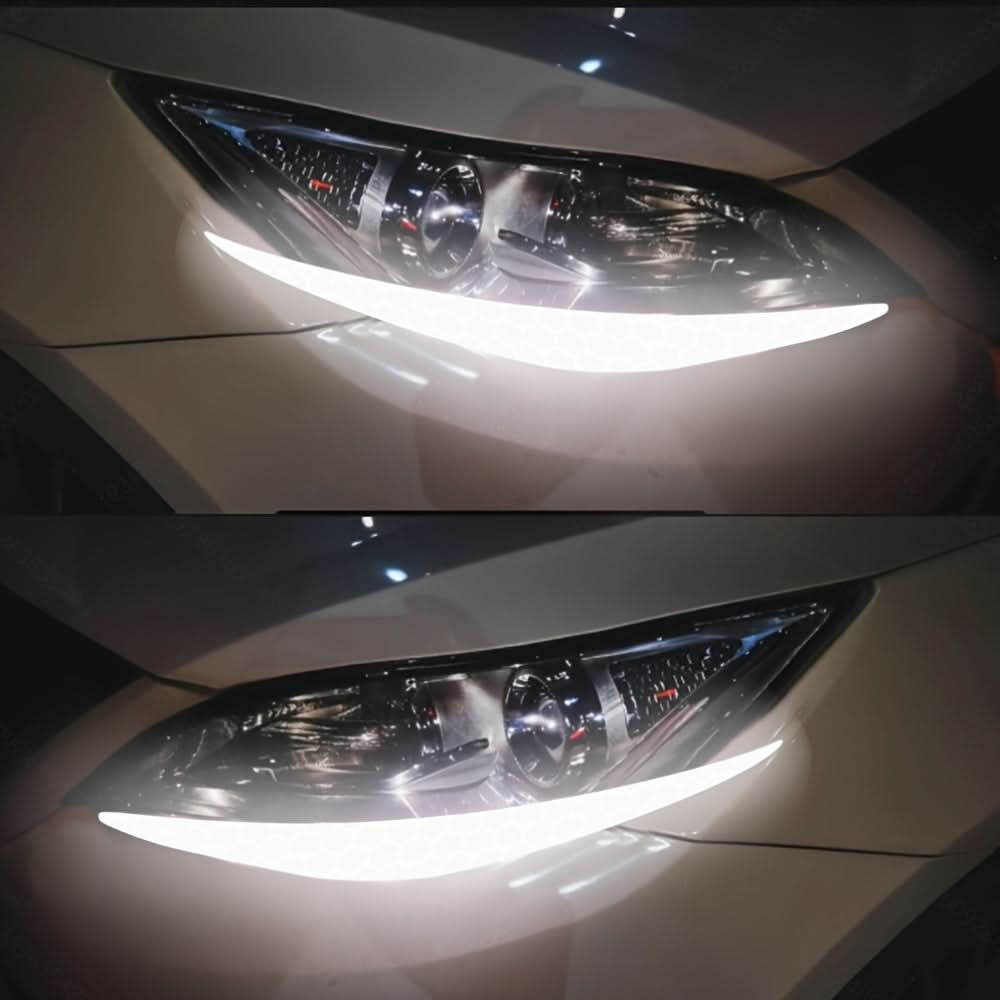 Reflective Eyeliner Car Headlight Decals – Stylish Light Decoration