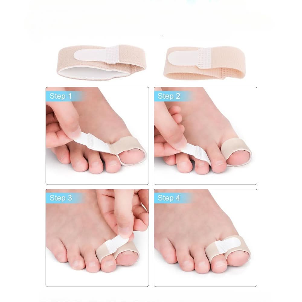 12pcs Toe Separators & Bunion Correctors – Adjustable, Toe Straighteners
