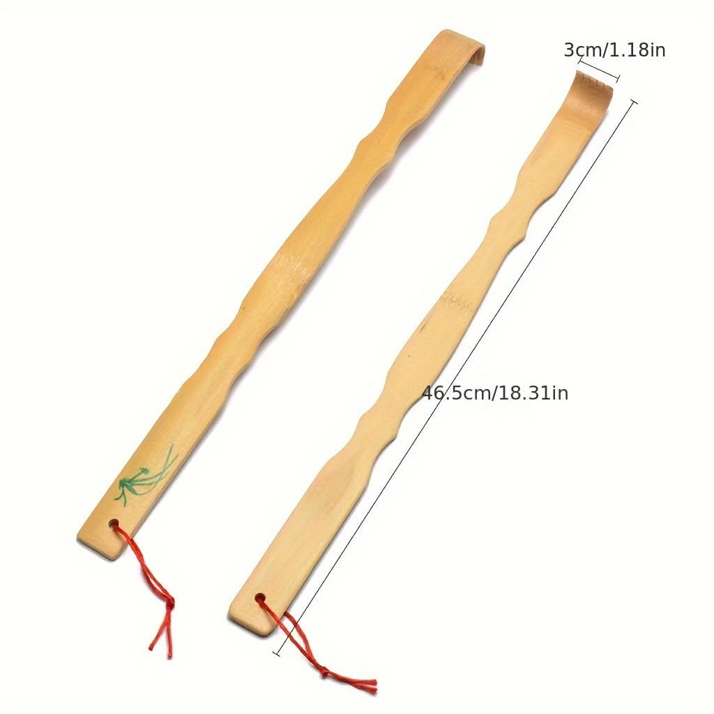 Wooden Back Scratcher with Long Handle