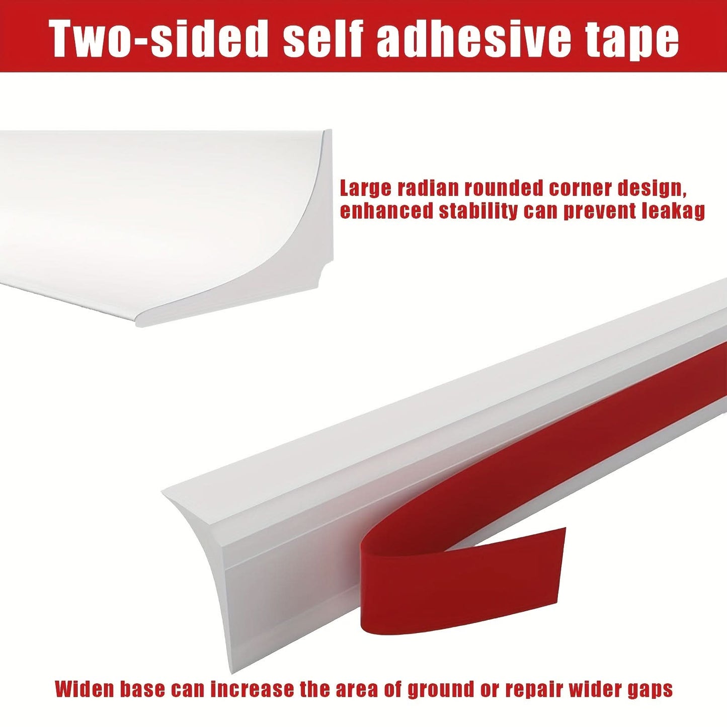 L-Shaped Waterproof Self-Adhesive Leak Prevention Tape