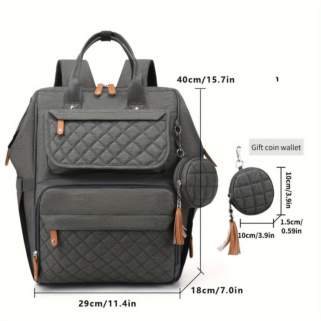 Water-Resistant Diaper Backpack for Moms