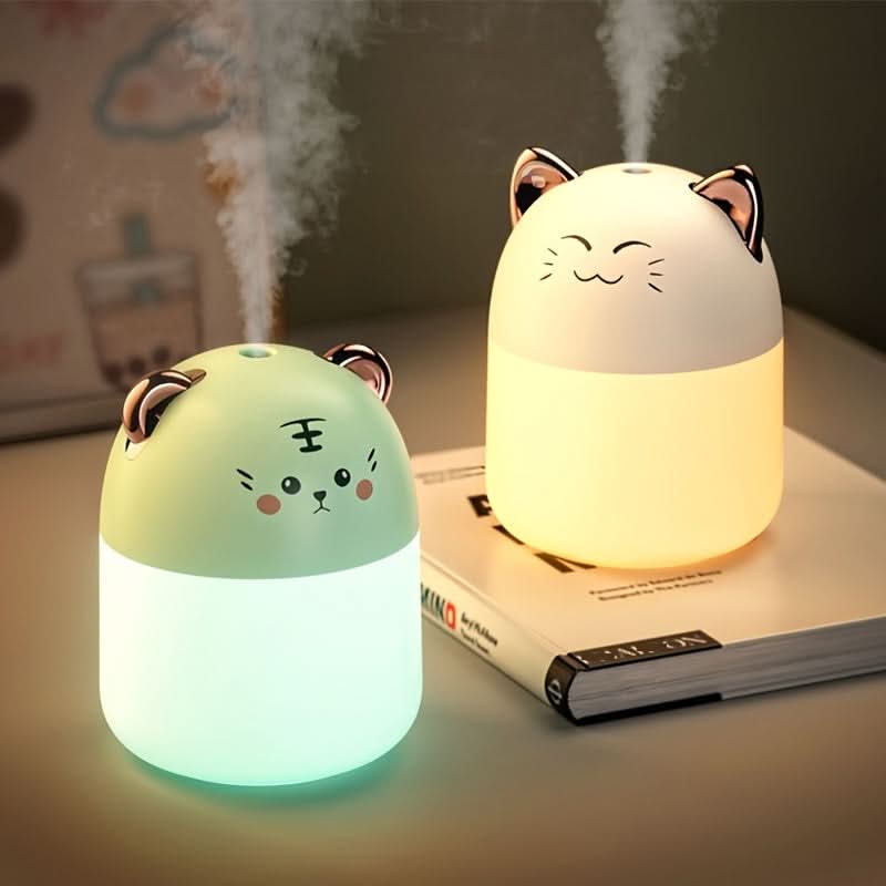 Mini USB Electric Air Humidifier with Night Light