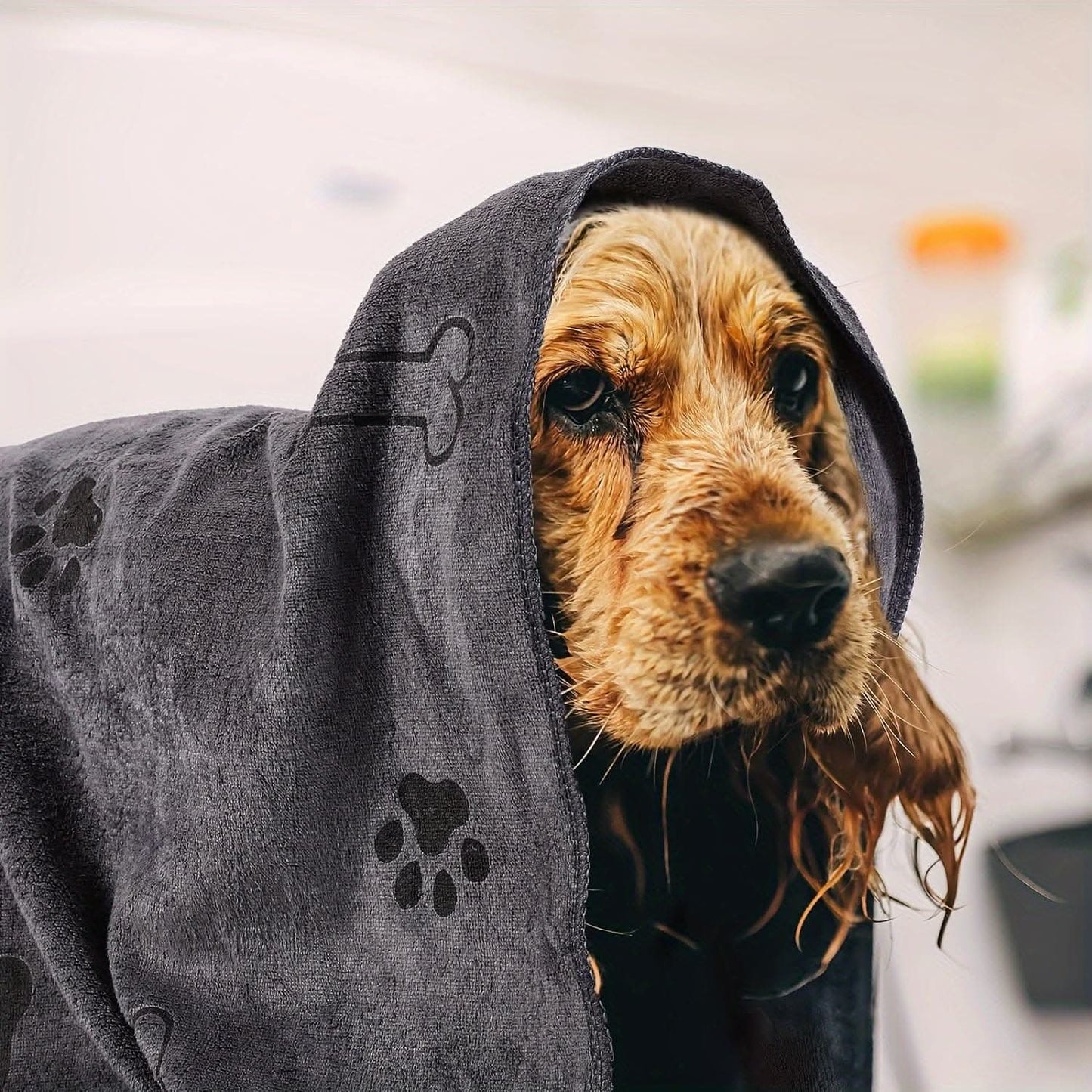 Microfiber Pet Towel Set for Dogs & Cats