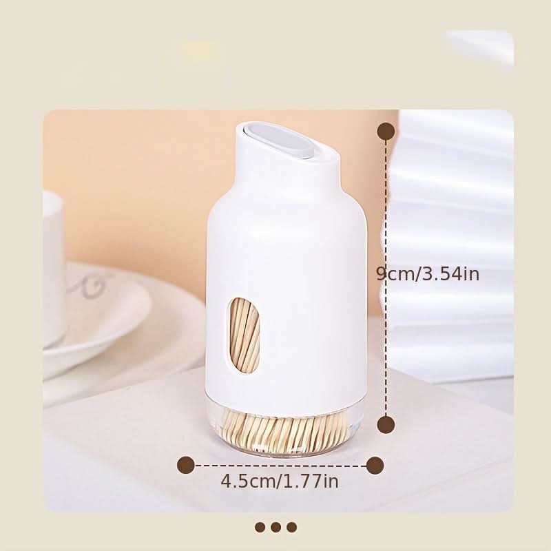 Eco-Friendly Wooden Toothpick Dispenser – Home & Restaurant Use