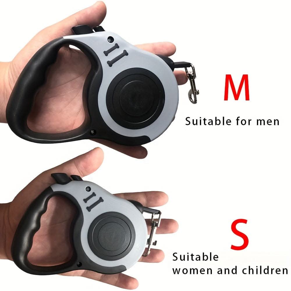 Heavy-Duty Retractable Dog Leash with Handle