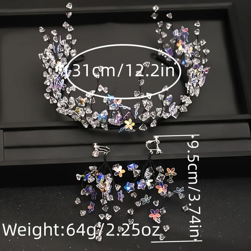 Elegant Rhinestone Tiara Headband for Weddings