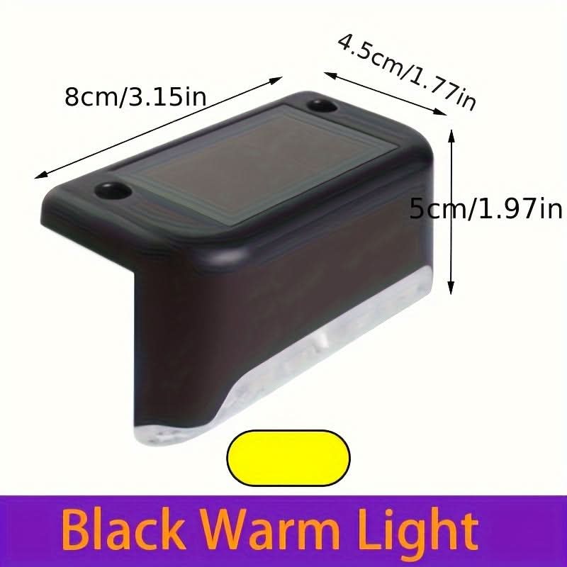 4 Pcs Solar Powered Outdoor Garden Lights - Waterproof LED