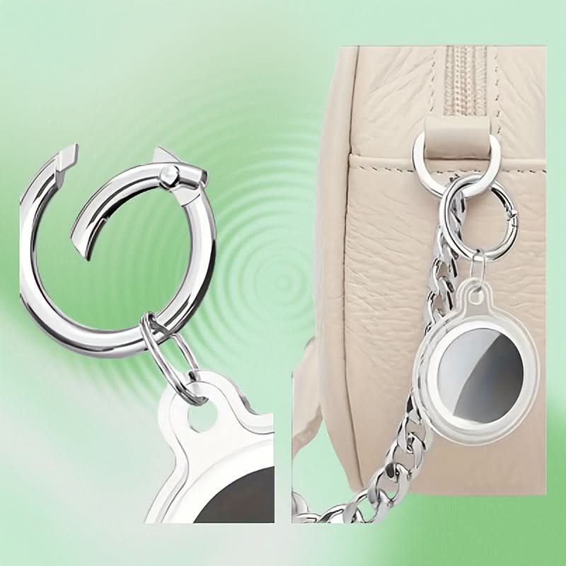Waterproof TPU AirTag Case with Keychain