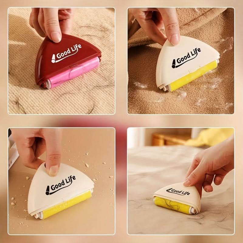Portable Pet Hair Remover – Reusable Mini Roller for Clothes, Furniture & Travel
