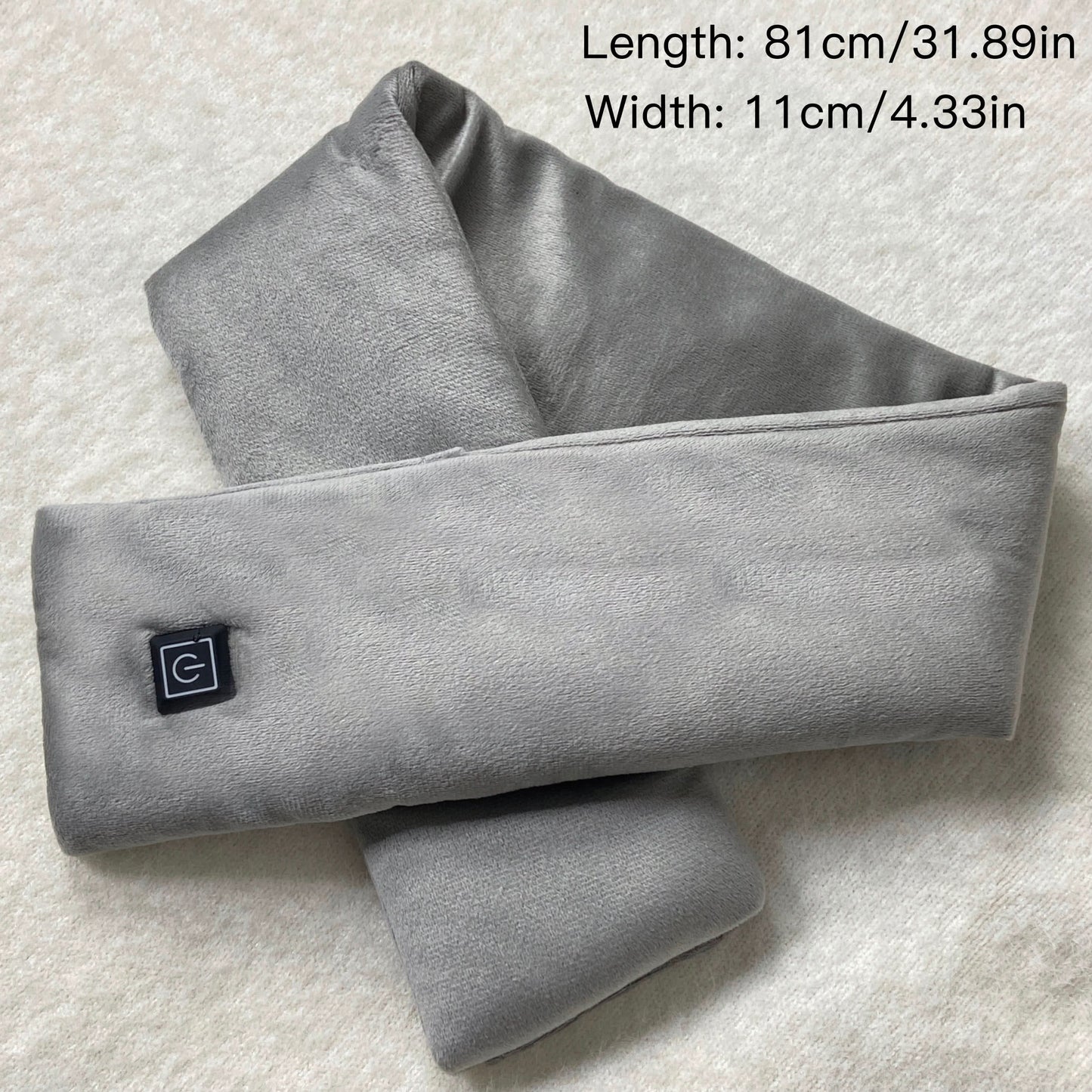 3-Mode USB Heated Scarf for Women - Fashionable Polyester Neck Warmer