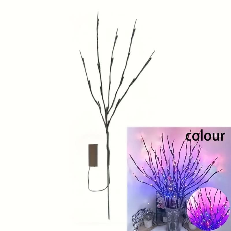 Adjustable Plastic LED Branch Lights – 20 LED Battery-Operated Tabletop