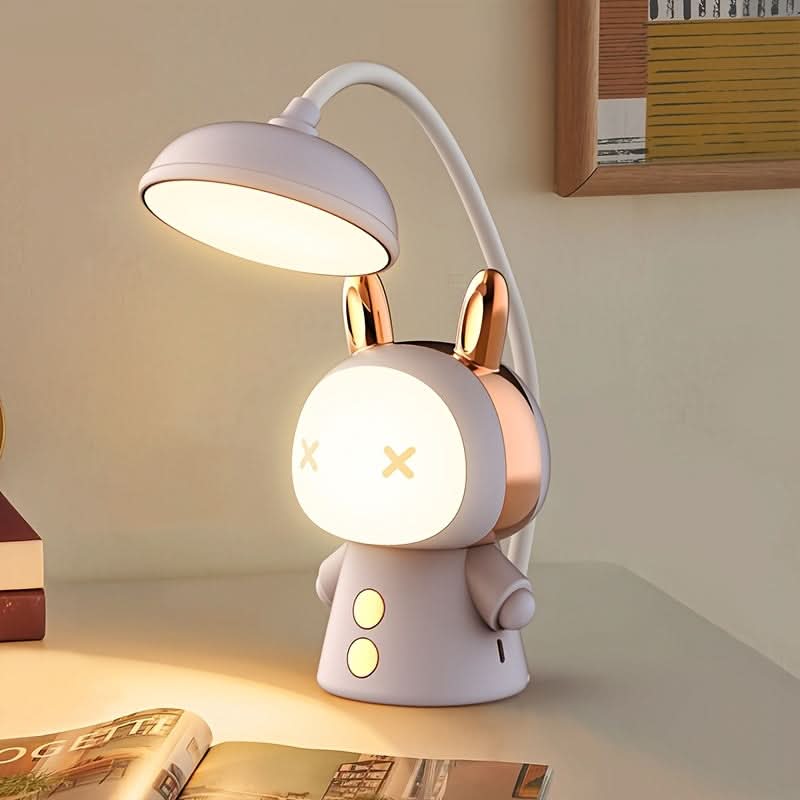 Adorable Doll Table Lamp – Foldable, USB Rechargeable, Dimmable Light