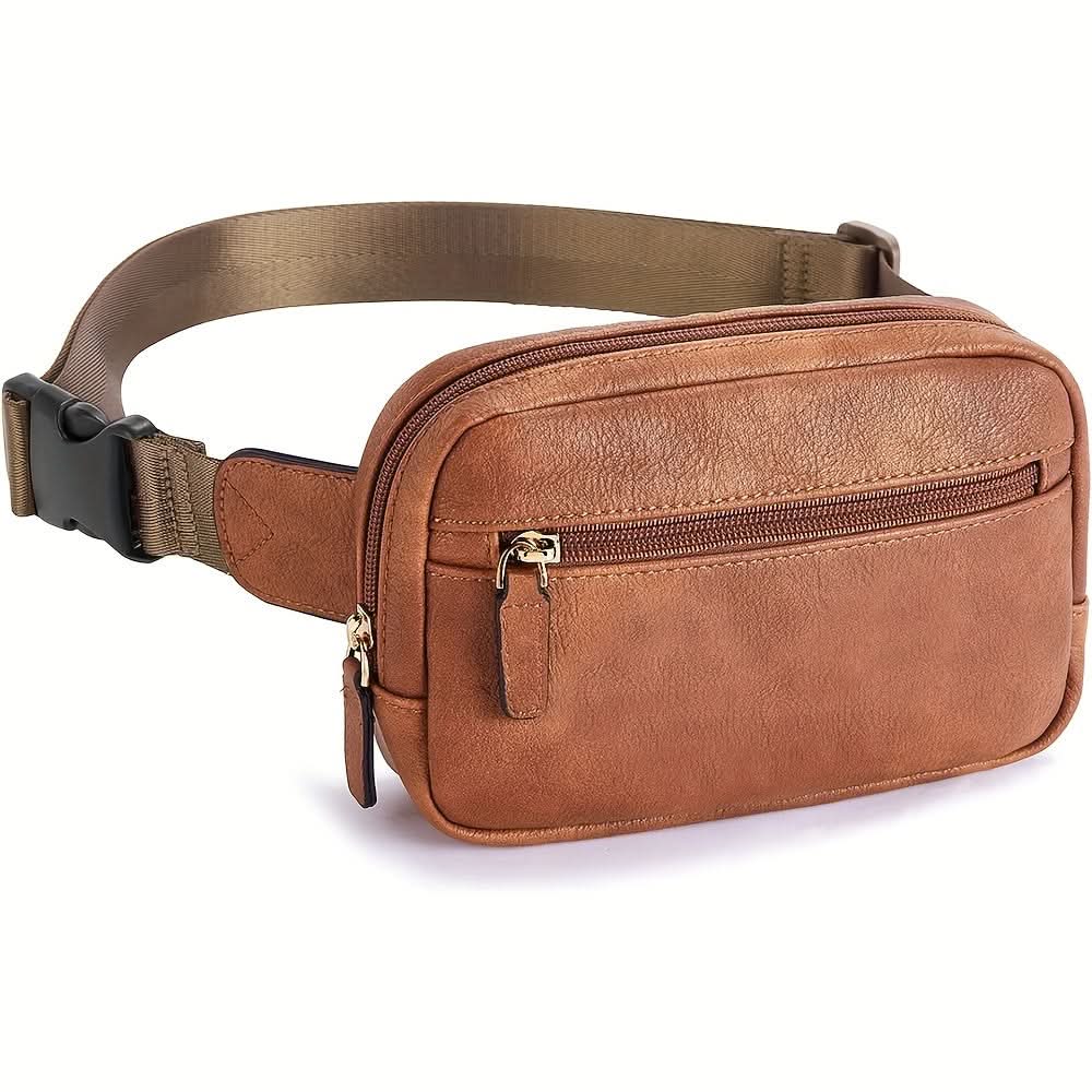 Stylish PU Leather Crossbody Waist Bag