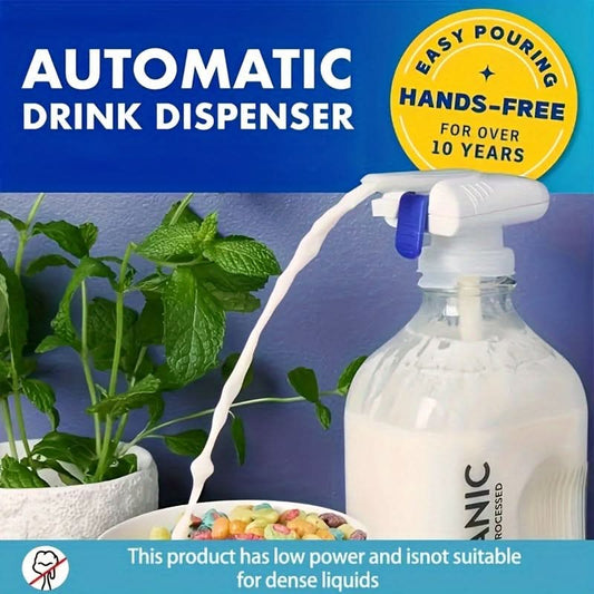 Portable Electric Beverage Dispenser - Multifunctional Juice, Milk, & Beverage Pump