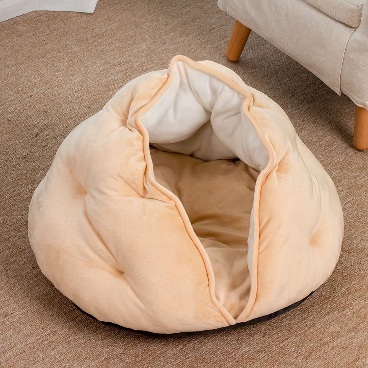 Velvet Cat Nest – Warm & Cozy Bed