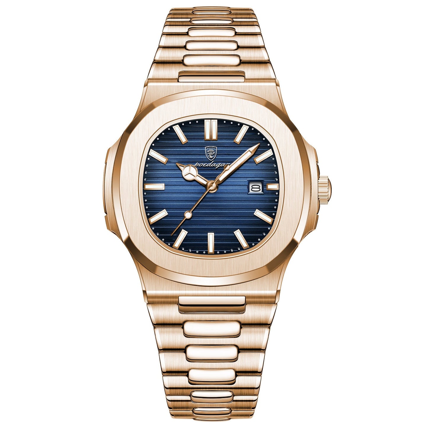 Poedagar 613 Luxury Stainless Steel Quartz Watch for Men