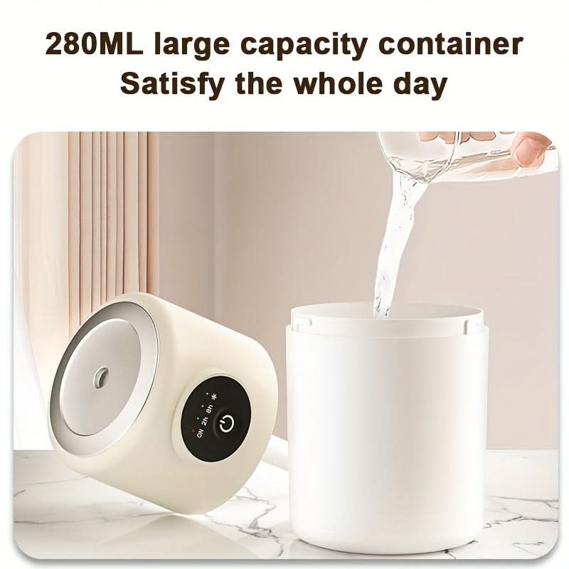 USB Portable Humidifier with Aromatherapy & Night Light – For Car & Home