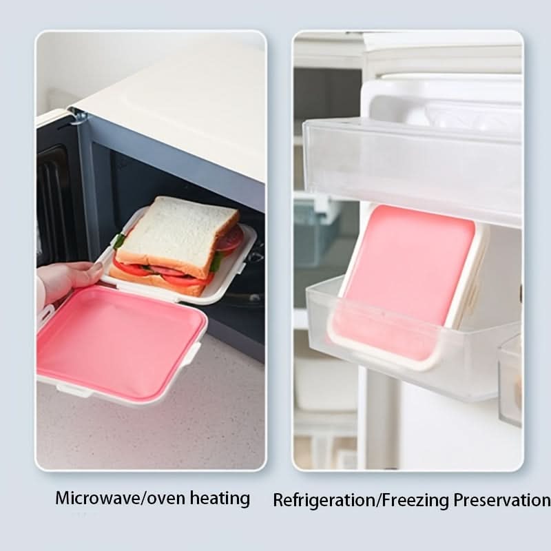 3pcs Reusable Silicone Sandwich Keeper Set (Random Colors)