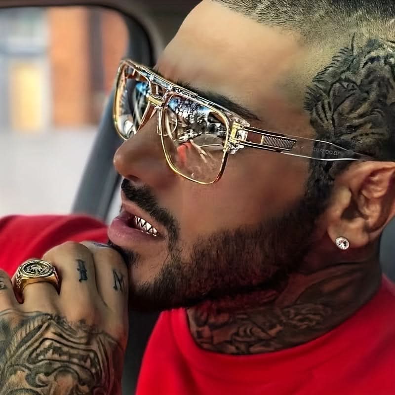 Men's Large Frame Fashion Glasses – Stylish Eyewear for Outdoor Adventures