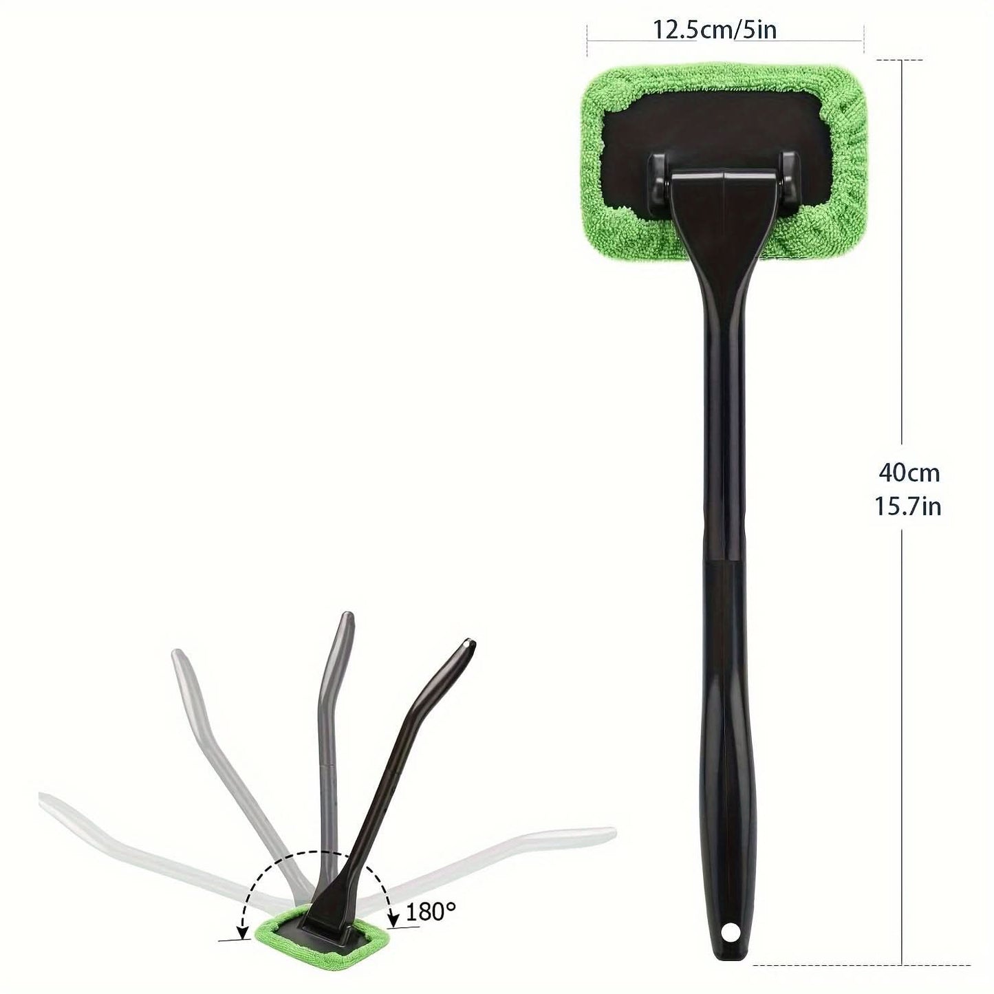Long Handle Car Windshield Cleaner – Easy-Grip Glass Cleaning Tool
