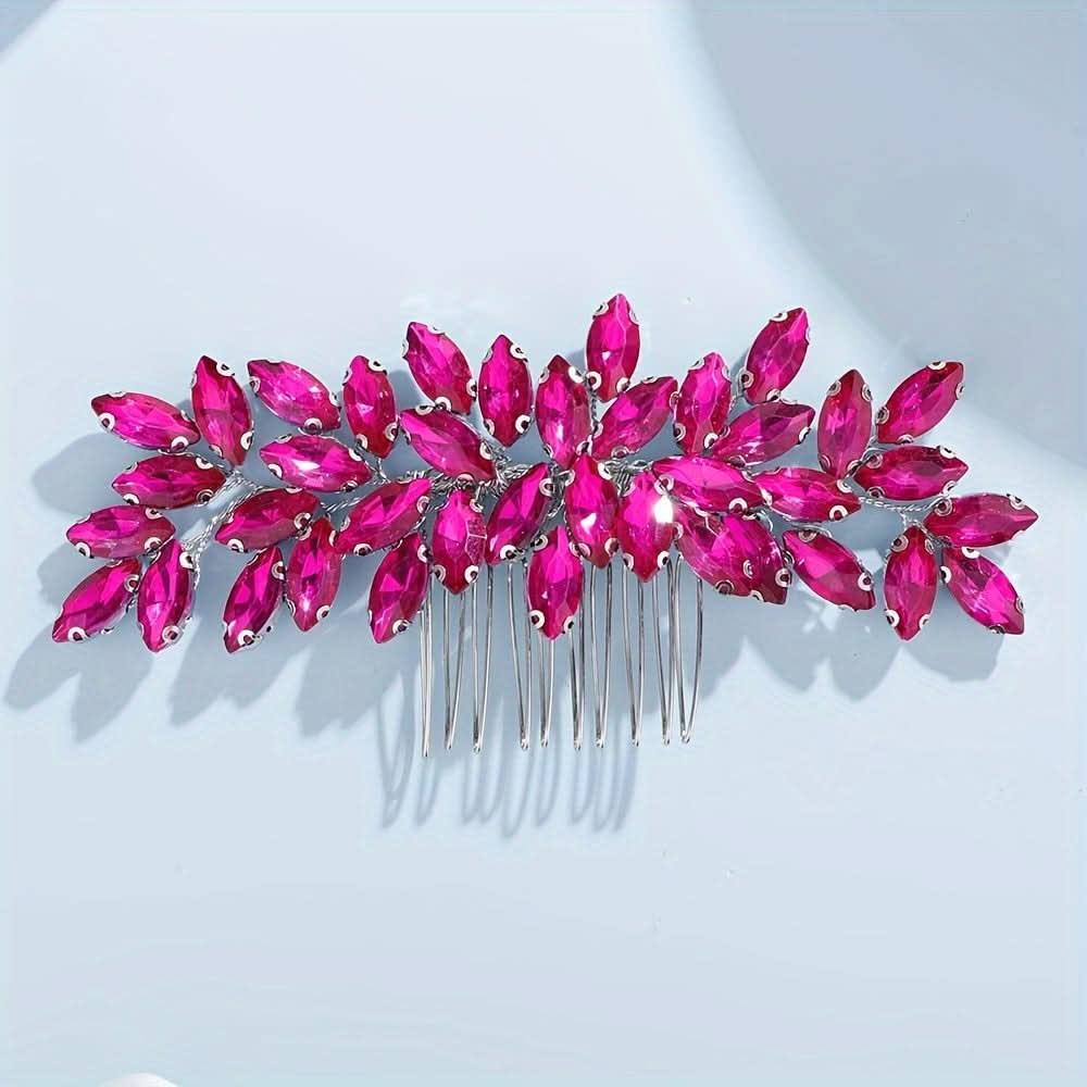 Rhinestone Bridal Side Comb Hair Accessory