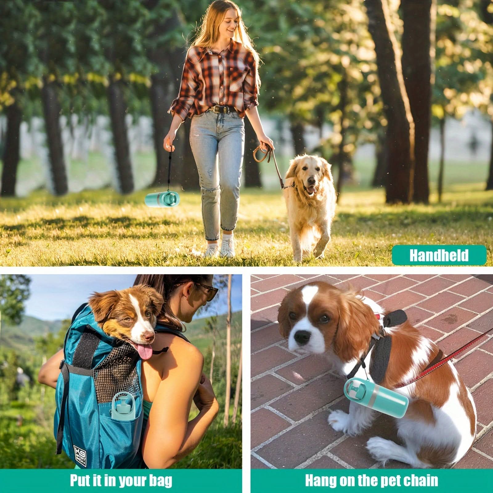 Portable 6-Claw Dog Poop Picker – Outdoor Scooper with Bag