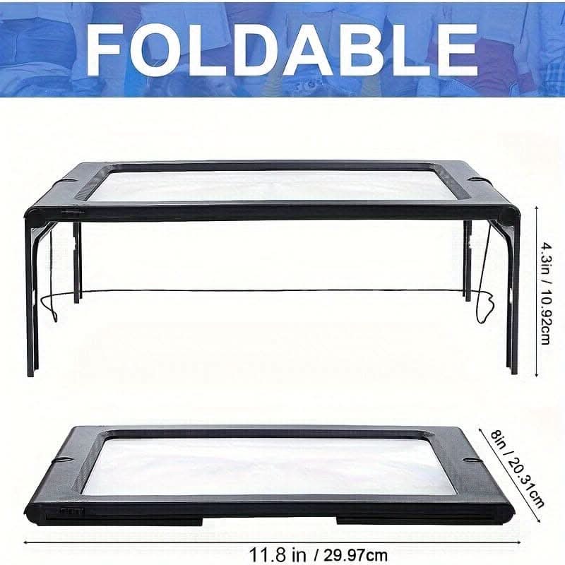 Rechargeable Magnifying Glass with Light-Table-Shaped