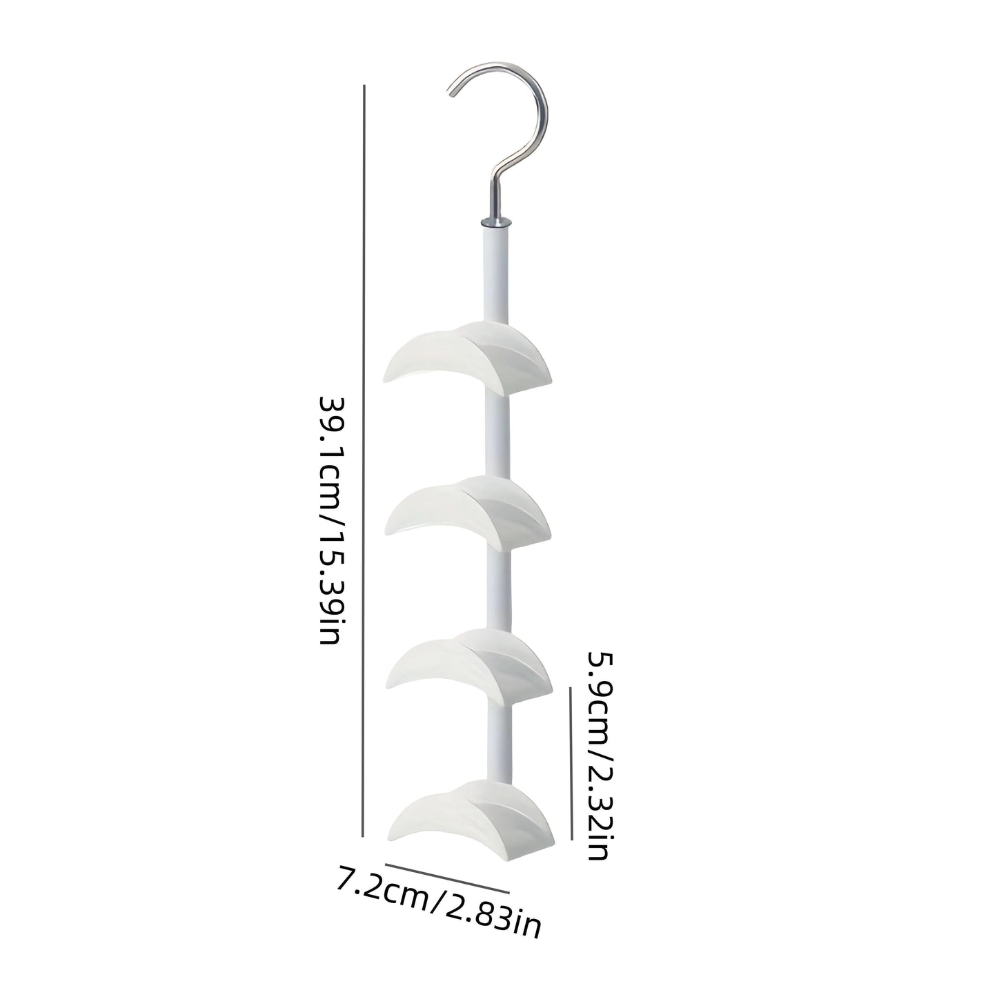 Rotatable Metal Bag Hook