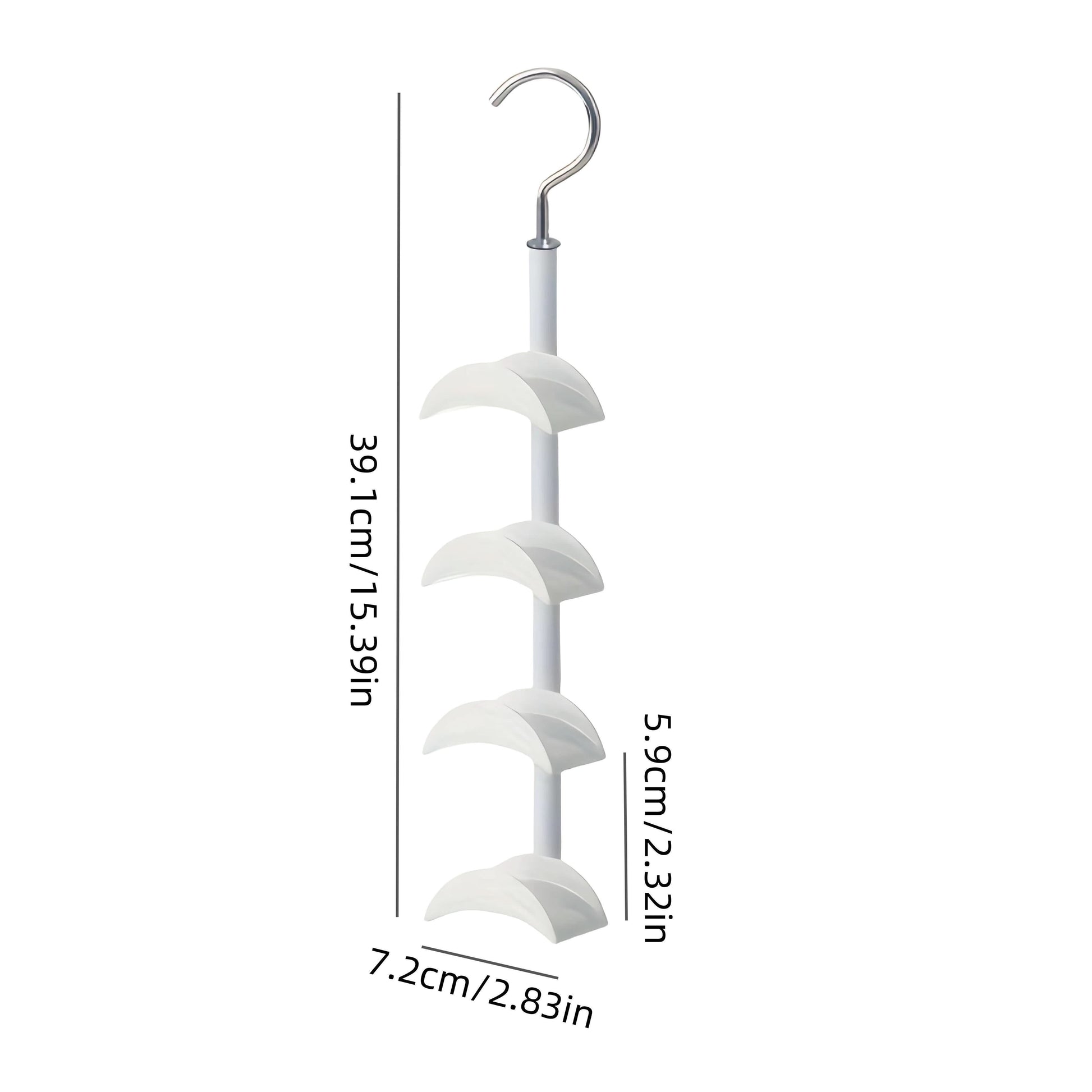 Rotatable Metal Bag Hook