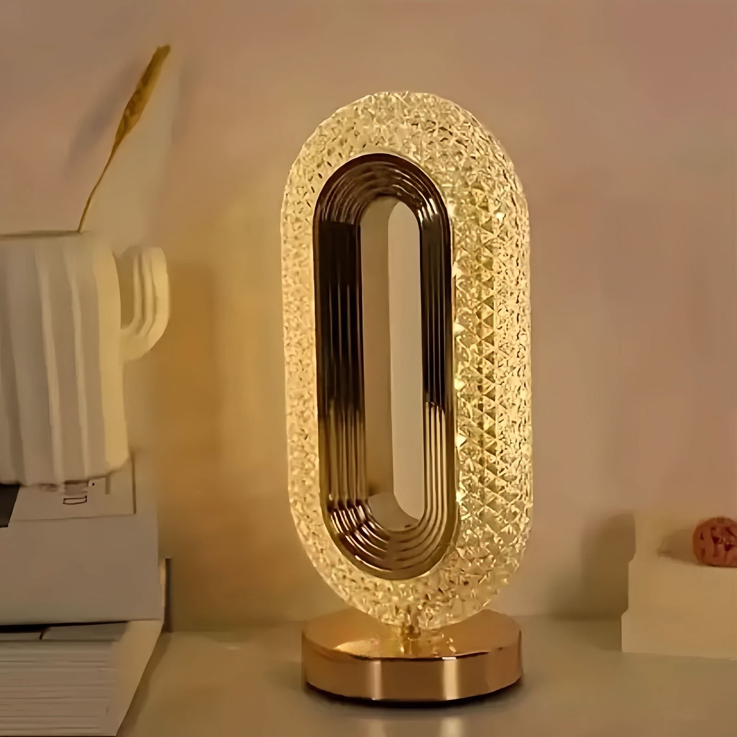USB Charging LED Desk Lamp, 3-Color Dimmable