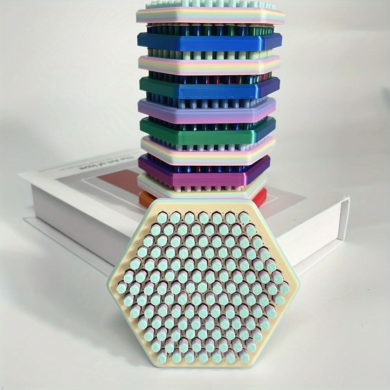 3D Honeycomb Push Pin Toy – Acupressure Office Desk Toy
