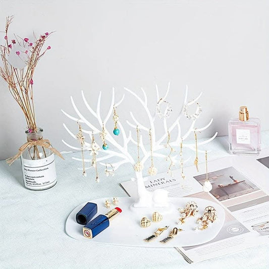 Charming Deer Antler Jewelry Organizer – Tree-Shaped Display
