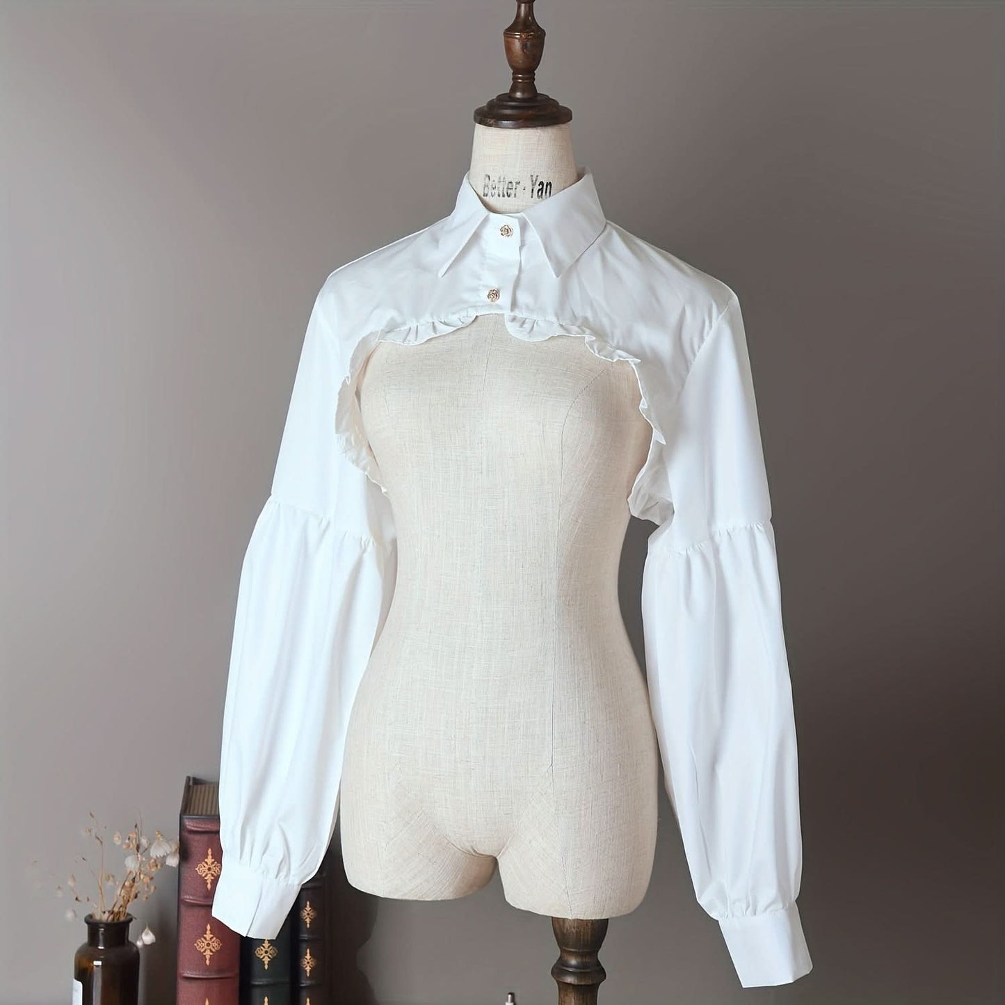 Detachable Faux Collar Shawl for Women
