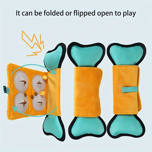 Foldable Dog Snuffle Mat – Interactive Nose Work