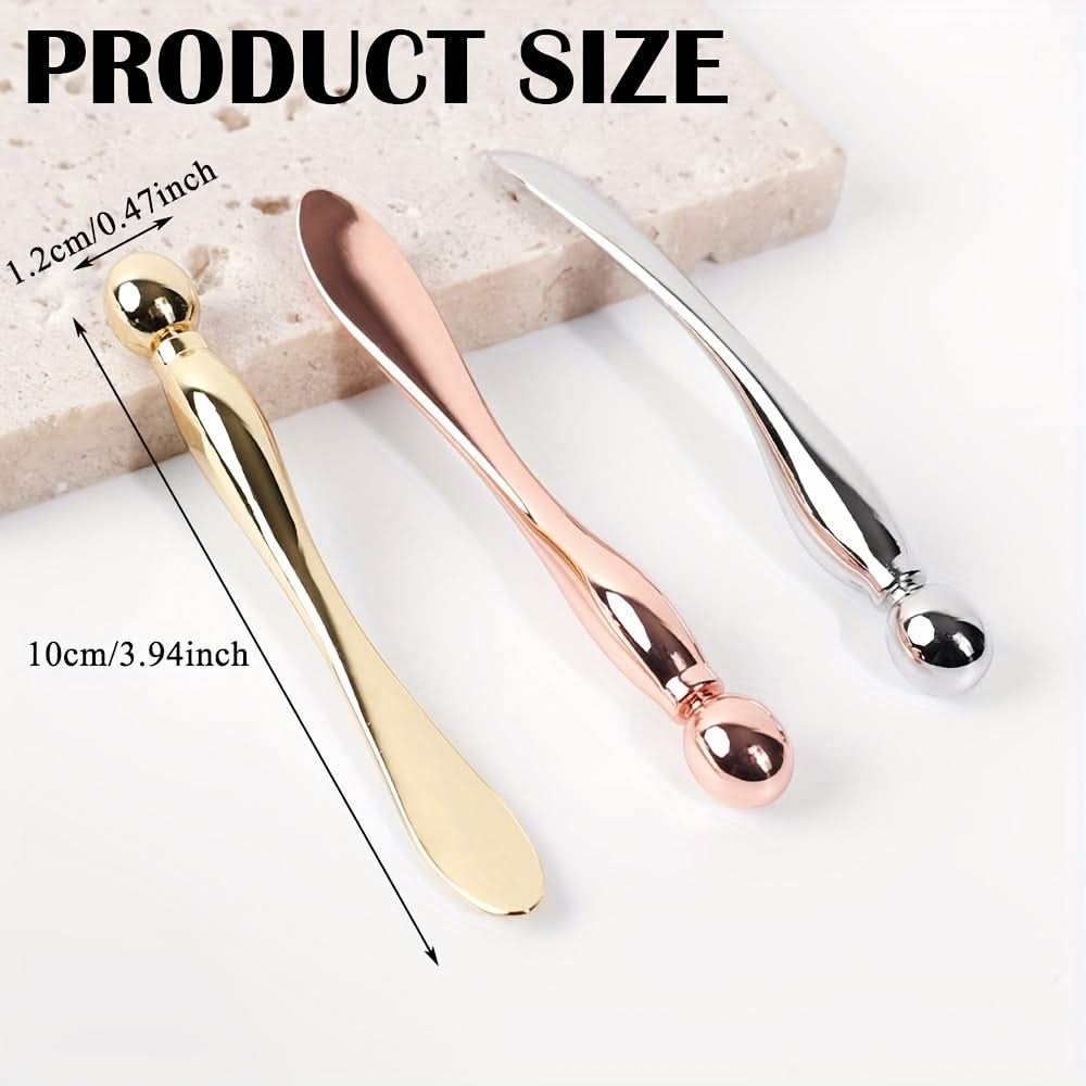 2pcs Metal Eye Cream Applicator & Face Roller