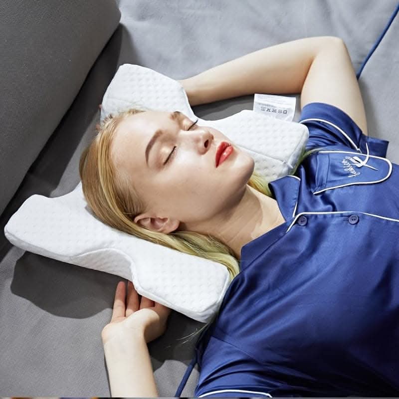 Plush Couple Pillow with Memory Foam - Removable Cover for Ultimate Comfort