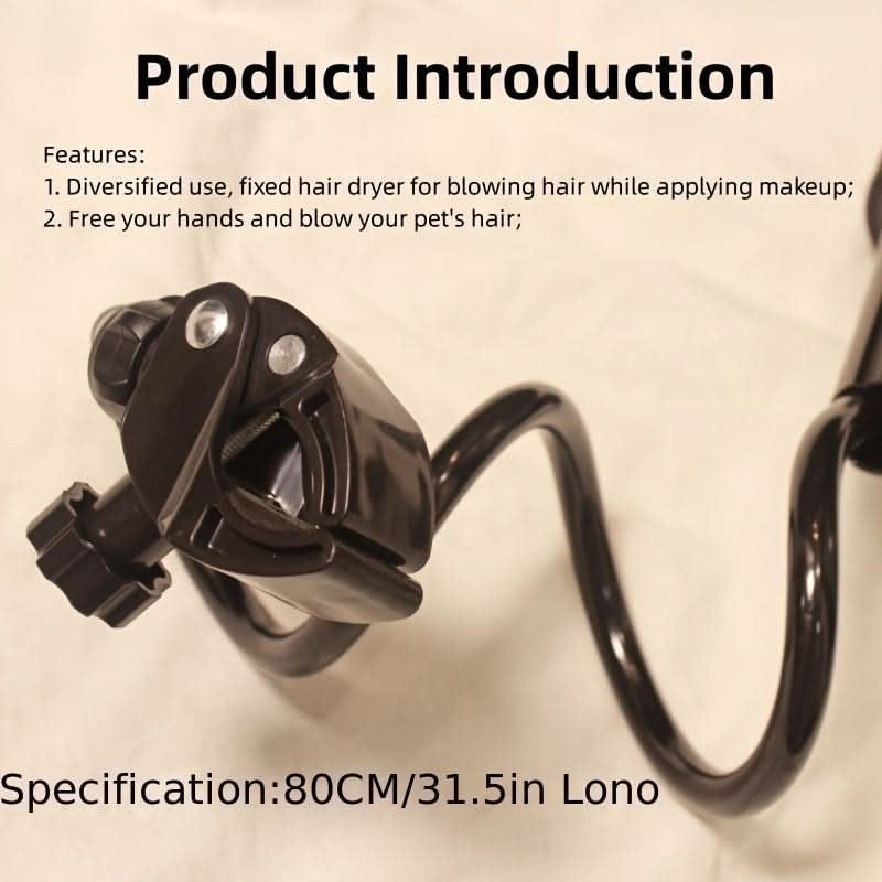 Adjustable Aluminum Hair Dryer Stand for Pets