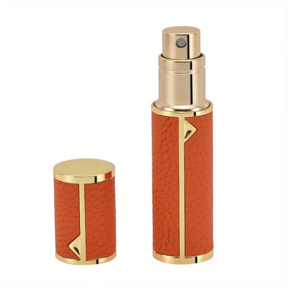 5ml Refillable Leather Perfume Atomizer - Leak-Proof Travel Spray Bottle