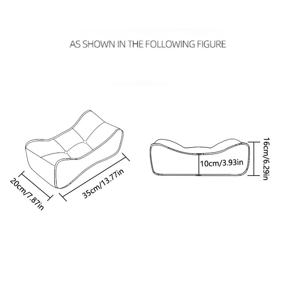 Lumbar Pillow – Ergonomic Backrest for Office, Napping & Study