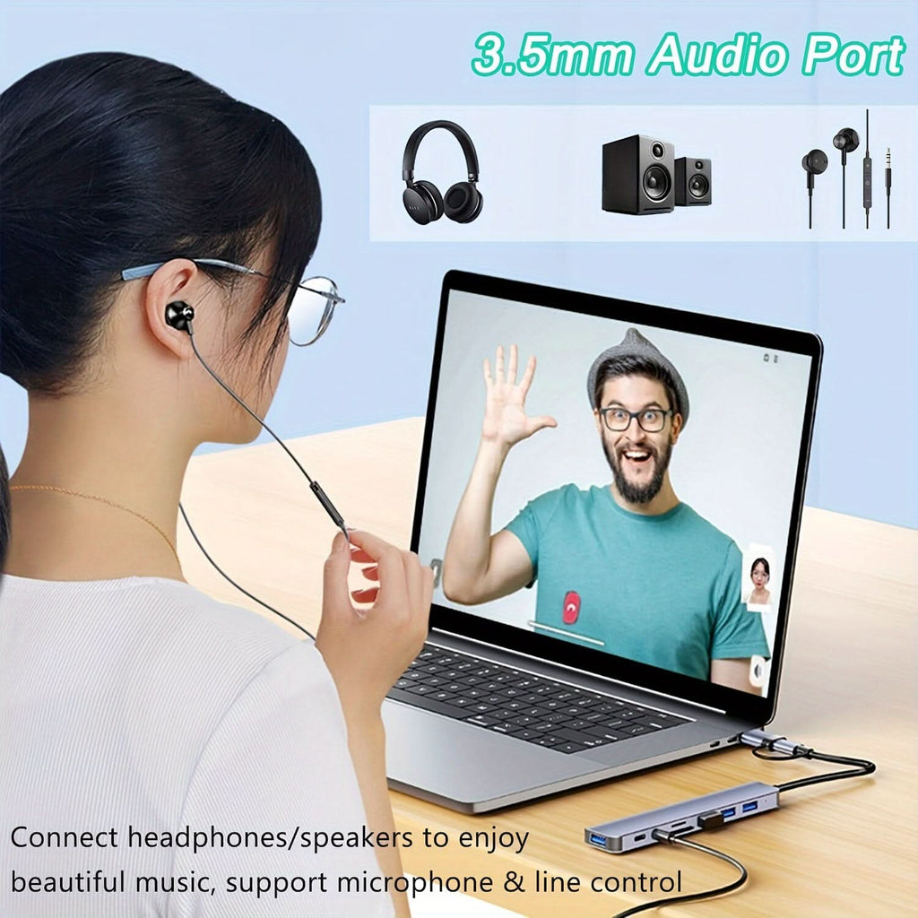 USB 3.0 Hub with SD/TF Card Reader