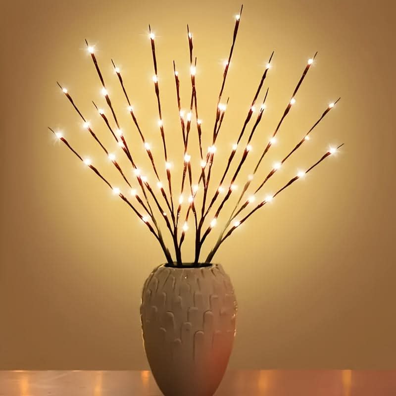 Adjustable Plastic LED Branch Lights – 20 LED Battery-Operated Tabletop
